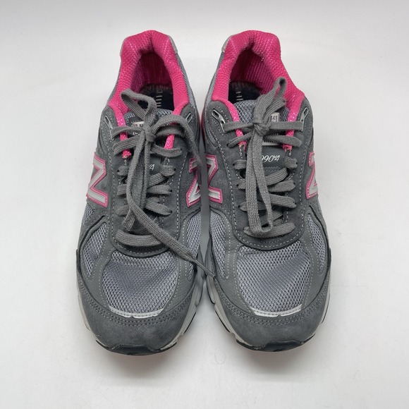 New Balance Sneakers Womens 10 B 990 V4 W990GP4 Gray Casual Athletic Gym Shoes - Picture 2 of 10